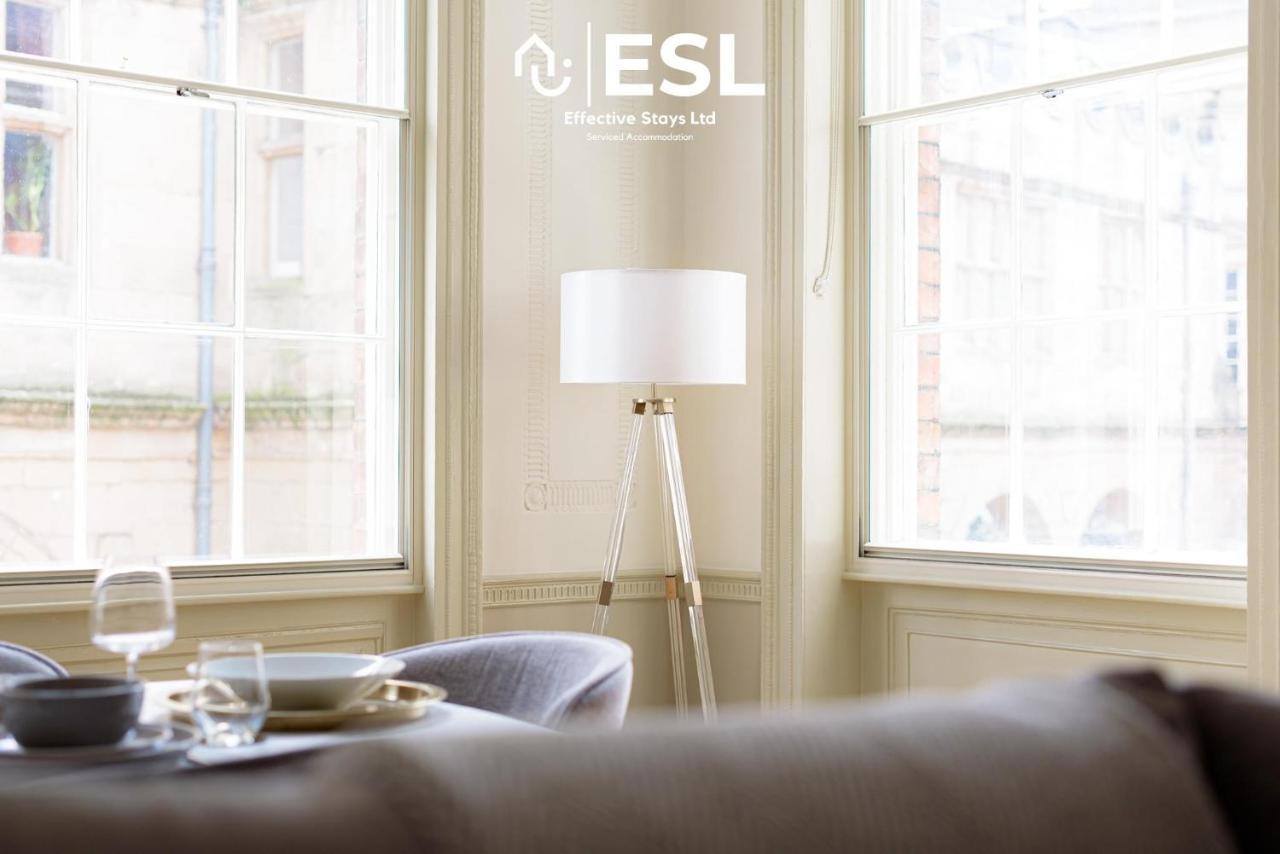 Most Central Luxury Grade 2 Listed Apartment Overlooking Shrewsbury Square - Free Parking Exterior foto